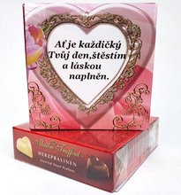 Pralinky 45g v krabice - A je kadik Tvj den, tstm a lskou naplnn.