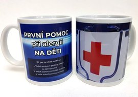 Porcelnov hrnek s celo obtiskem - PP pi alergii na dti