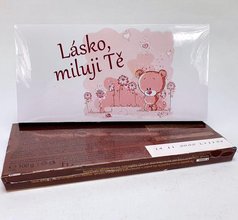 okolda s npisem 100g - Lsko, miluji T (medvdek rov)