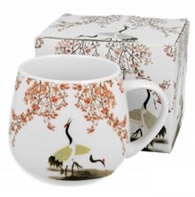 SAKURA CRANES - Porcelnov hrnek barylka 430ml v boxu