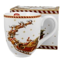 SANTA ON SLEIGH - Porcelnov hrnek maxi 1000ml v boxu