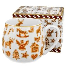 GINGERBREAD - Porcelnov hrnek barylka 430ml v boxu