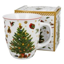 CHRISTMAS TREE - Hrnek porcelnov 650ml s dekorem v boxu