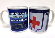 Porcelnov hrnek s celo obtiskem - PP pi alergii na manelku