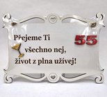 Devn deska 23x16cm bl s npisem - 55 Pejeme Ti vechno nej