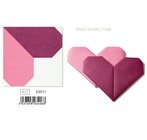 Ubrousek paprov Origami 40x40cm - Heart orchid/ros
