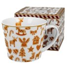 GINGERBREAD - Porcelnov hrnek prosty 480ml v boxu